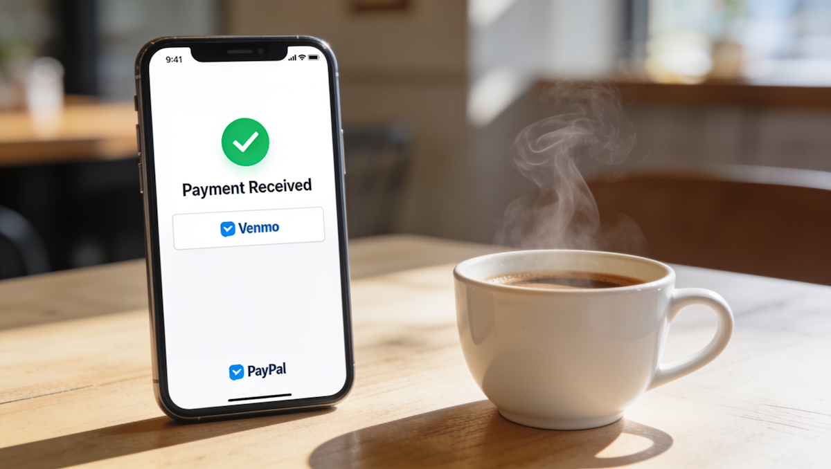Payment received on phone